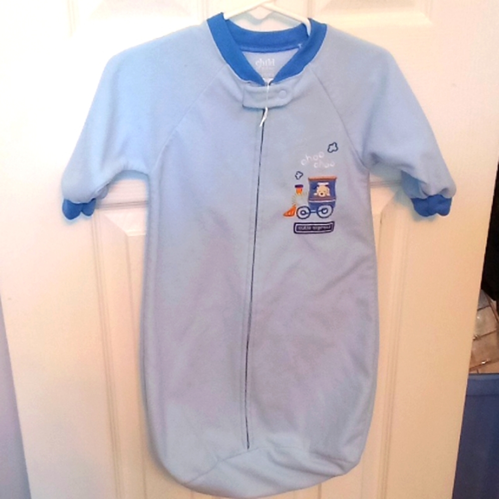 Blue infant sleep sack